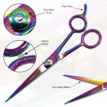 Professional Hair Cutting Multi Color Razor Edge Barber Scissors 6.5"
