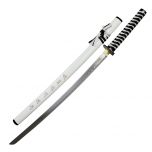 40.5" White Collectible Carbon Steel Blade Ninja Samurai Sword 