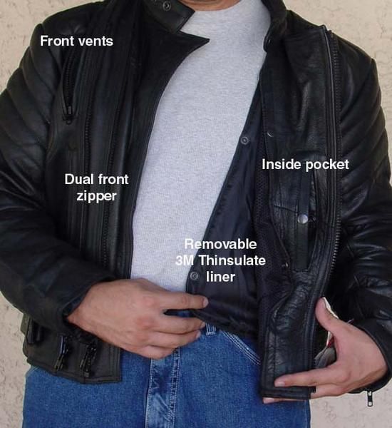 perrini leather jacket