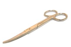 5.5" Operating Disecting Surgical Scissors Stainless Steel Blunt Curved Blade