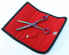 Professional Hair Cutting Multi Color Razor Edge Thinning Scissors 6.5"