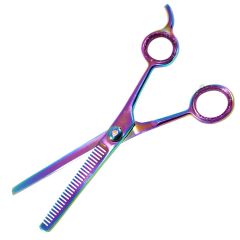 Professional Hair Cutting Multi Color Razor Edge Thinning Scissors 6.5"