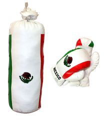 8oz Mexico Mini Punching Bag Set