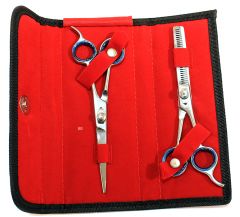 Bdeals 6.5" Professional Hair Cutting Razor Edge Barber & Thinning Scissors 2 pc Set