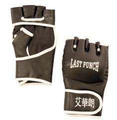 Leather Wristwrap Heavy Bag Gloves Boxing Training Gloves