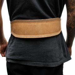 Last Punch 4" Weight Lifting Body Building Belt Gym Fitness Wide Padded Leather all Sizes