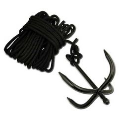 Grappling Anchor Hook with Nylon Ninja Rope Cadet Bushcraft