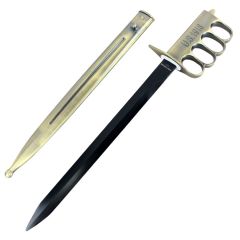 Defender 18" Brass Short Sword with Sheath