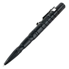 Defender Black 6/" LED Tactical Jet Black Twistable Mini Flashlight Aluminum Pen