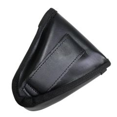 New Black Leather Handcuff Shealth Pouch Case with Belt Holster Tactical