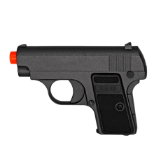 UKARMS Airsoft Plastic Spring Pistol w/ Metal Grip 200 Fps - Black